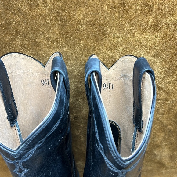 Ariat Black Leather Roper Boots - Picture 8 of 8